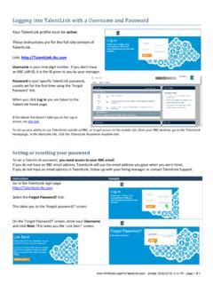 log into talentlink.